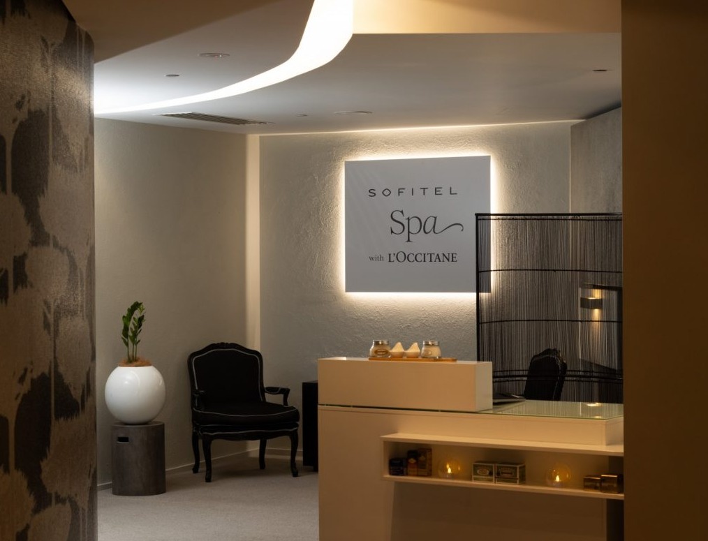 Sofitel Spa with L'Occitane reception area.