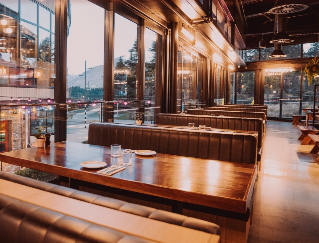 The Assembly gastro pub seating.