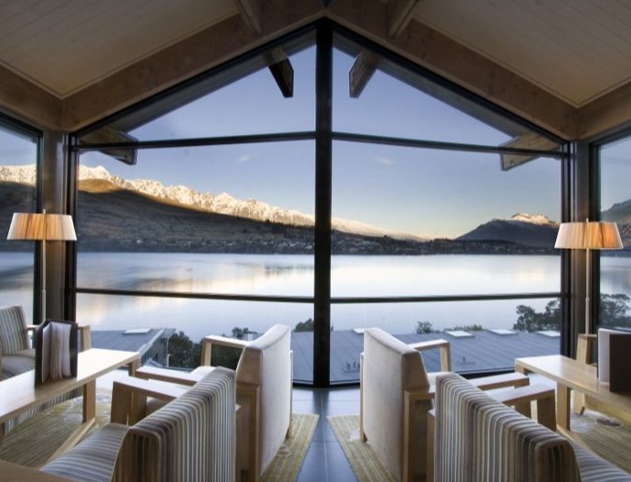 View from The Rees restaurant. 